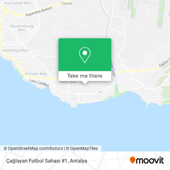 Çağlayan Futbol Sahası #1 map