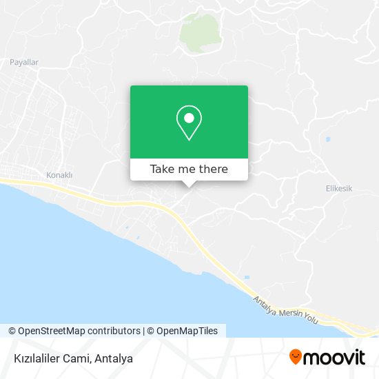 Kızılaliler Cami map
