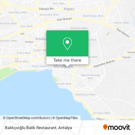 Balıkçıoğlu Balik Restaurant map