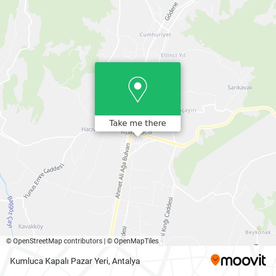 Kumluca Kapalı Pazar Yeri map
