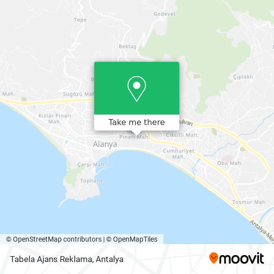 Tabela Ajans Reklama map