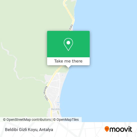 Beldibi Gizli Koyu map