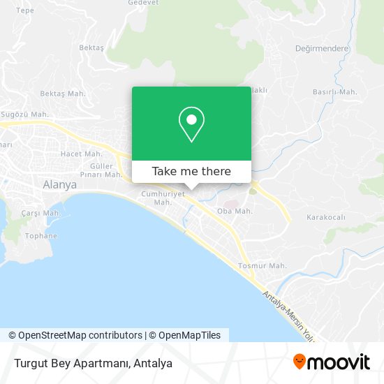 Turgut Bey Apartmanı map