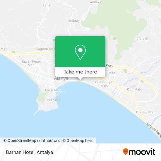 Barhan Hotel map