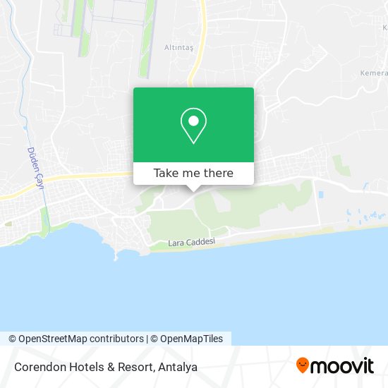 Corendon Hotels & Resort map