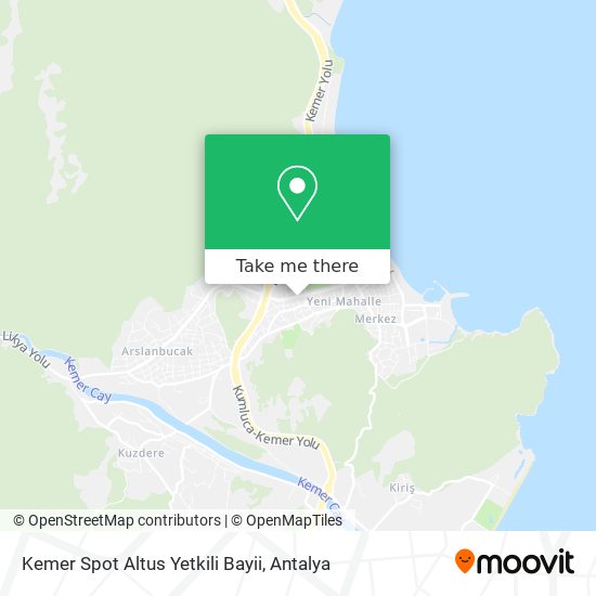 Kemer Spot Altus Yetkili Bayii map
