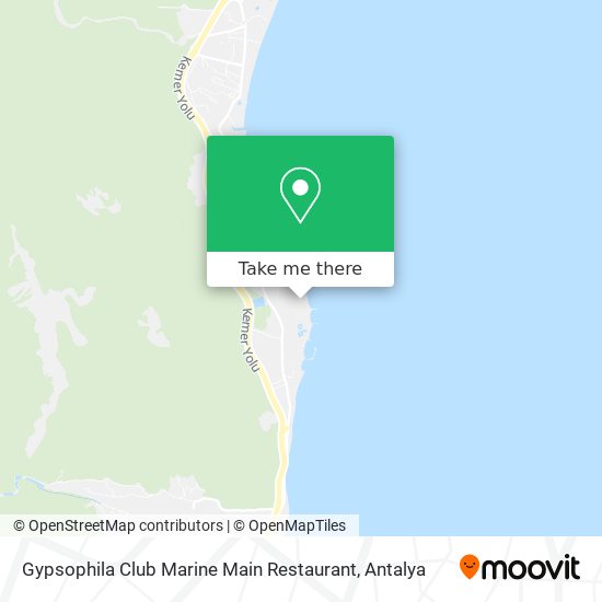 Gypsophila Club Marine Main Restaurant map