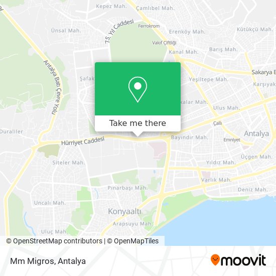 Mm Migros map