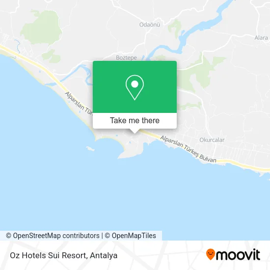 Oz Hotels Sui Resort map