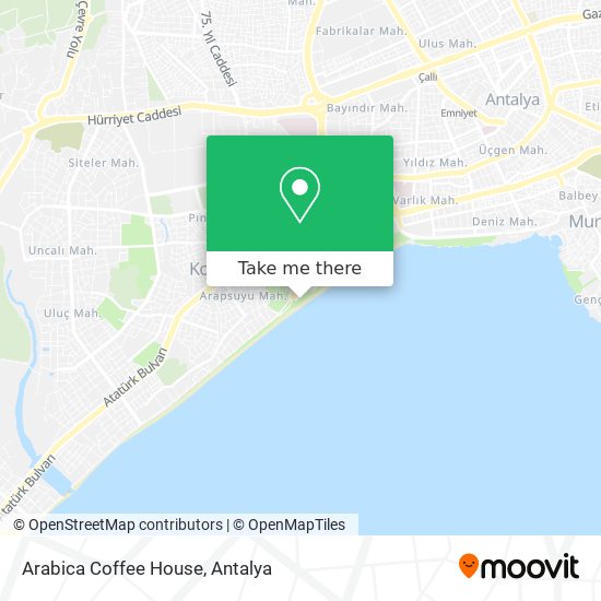 Arabica Coffee House map