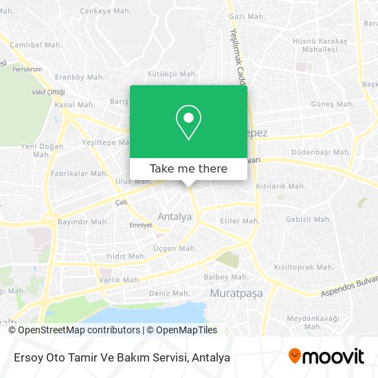 Ersoy Oto Tamir Ve Bakım Servisi map