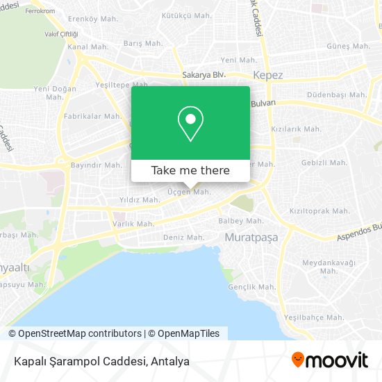 Kapalı Şarampol Caddesi map