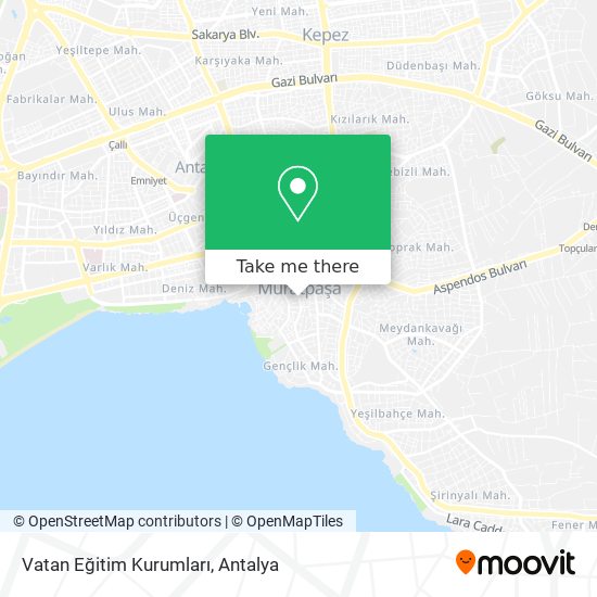 Vatan Eğitim Kurumları map