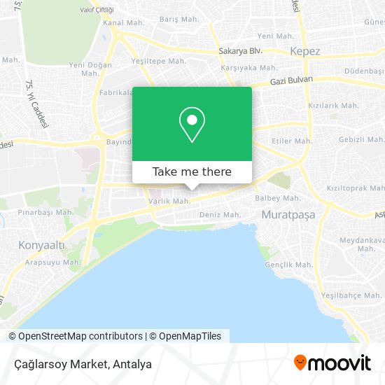 Çağlarsoy Market map