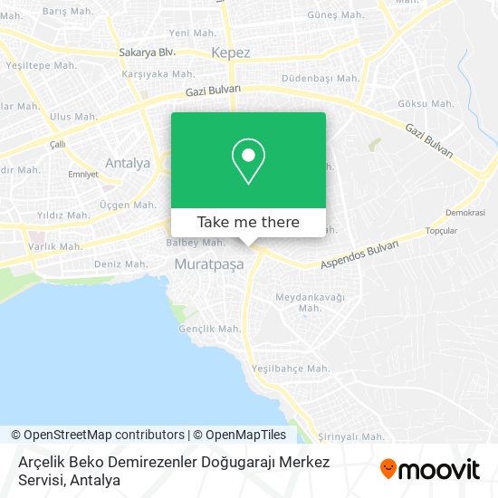 Arçelik Beko Demirezenler Doğugarajı Merkez Servisi map