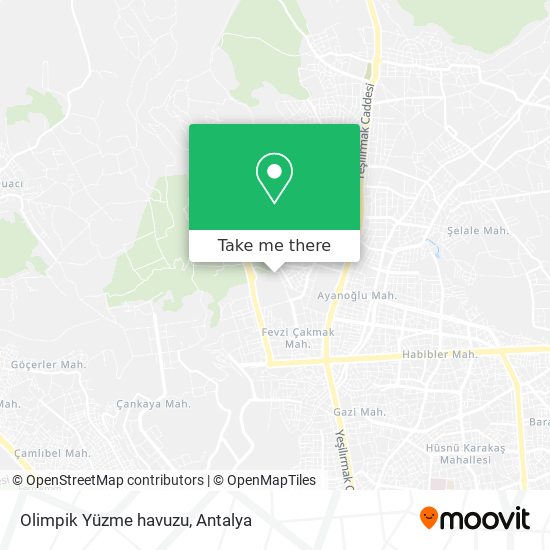 Olimpik Yüzme havuzu map