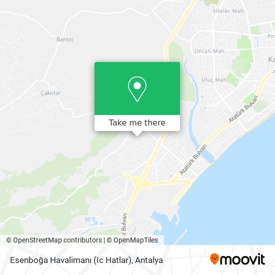 Esenboğa Havalimanı (Ic Hatlar) map