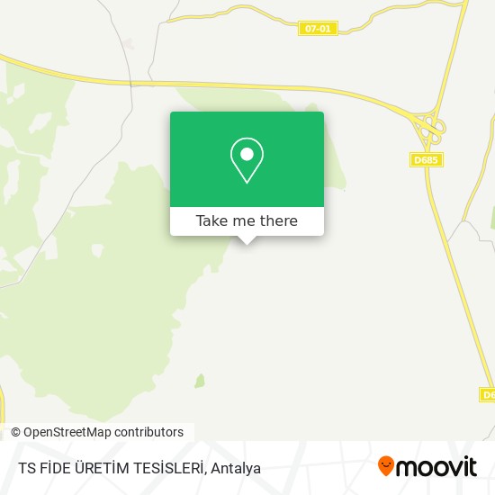 TS FİDE ÜRETİM TESİSLERİ map