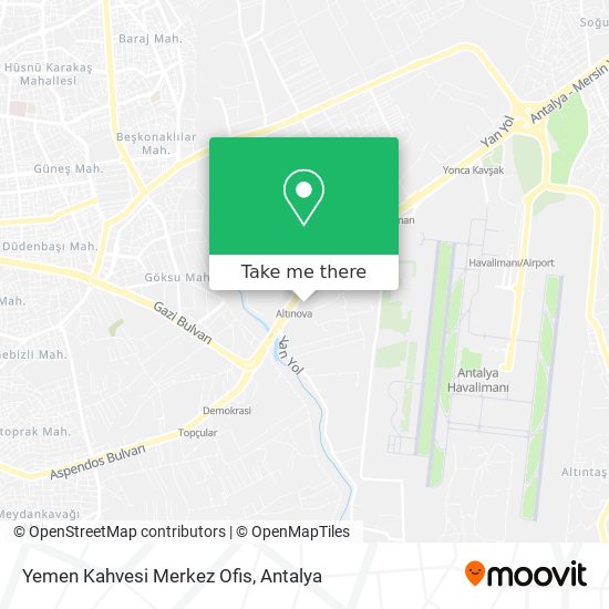 Yemen Kahvesi Merkez Ofis map