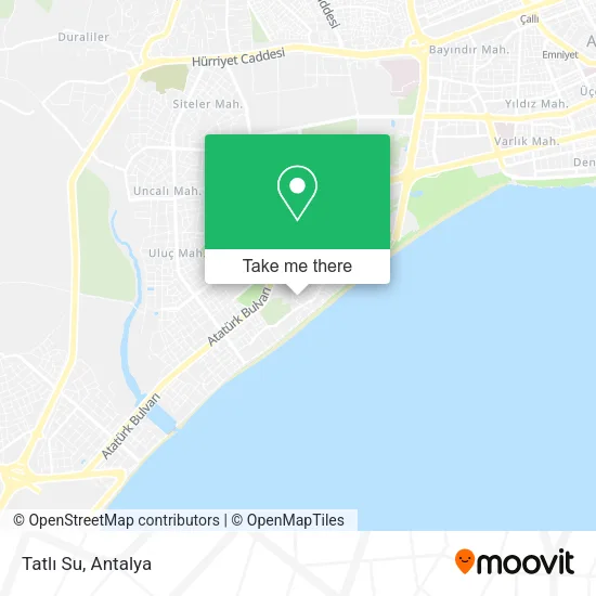 Tatlı Su map