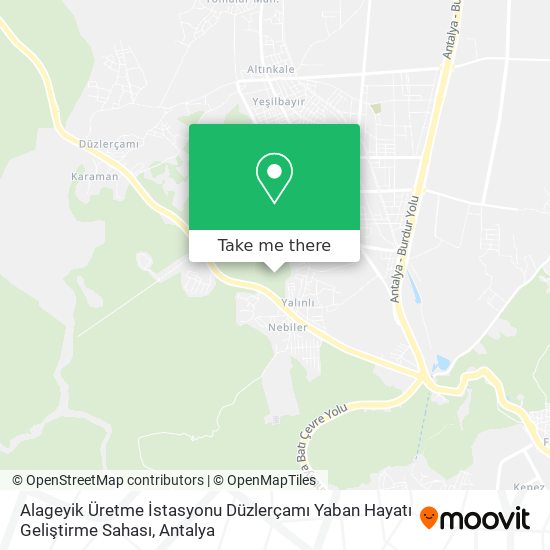 Alageyik Üretme İstasyonu Düzlerçamı Yaban Hayatı Geliştirme Sahası map