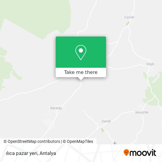 ılıca pazar yeri map
