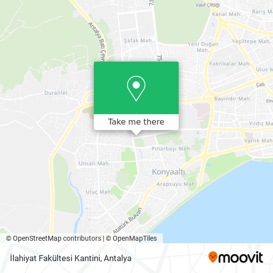 İlahiyat Fakültesi Kantini map