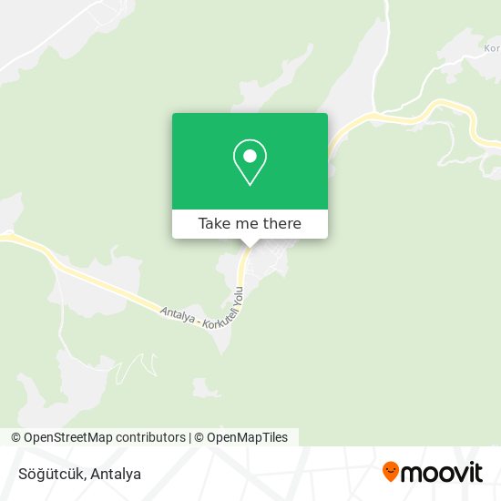 Söğütcük map