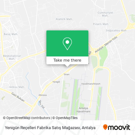 Yenigün Reçelleri Fabrika Satış Mağazası map