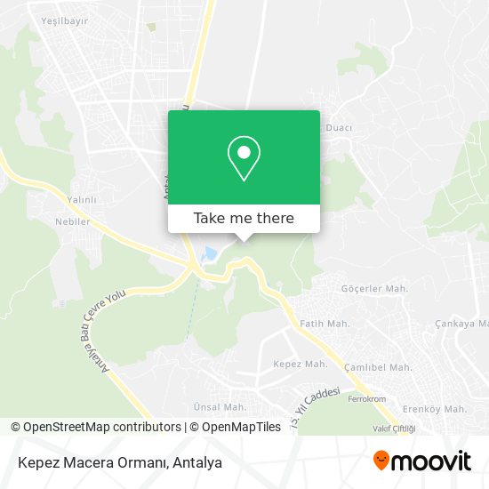 Kepez Macera Ormanı map