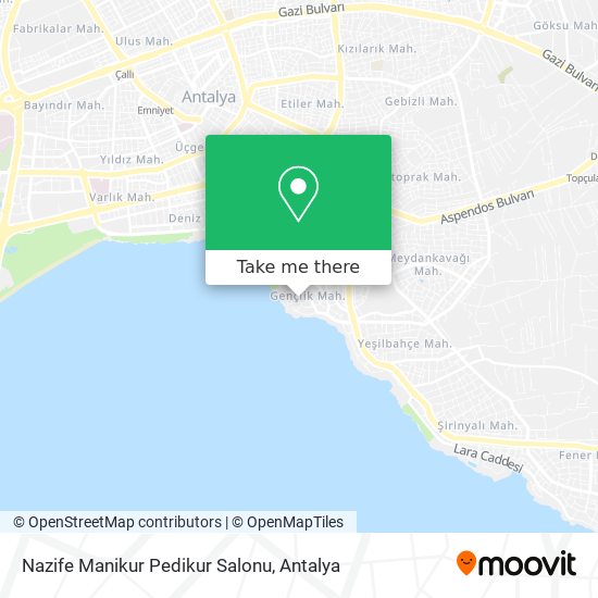 Nazife Manikur Pedikur Salonu map