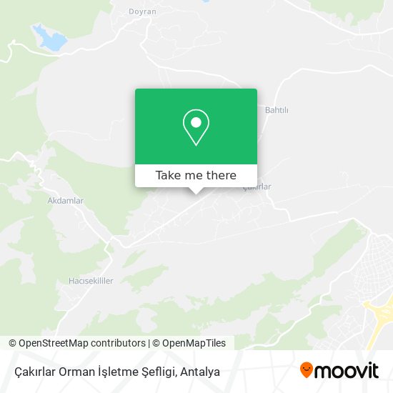 Çakırlar Orman İşletme Şefligi map