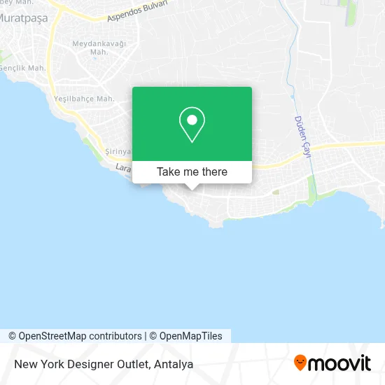 New York Designer Outlet map