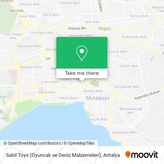 Sahil Toys (Oyuncak ve Deniz Malzemeleri) map