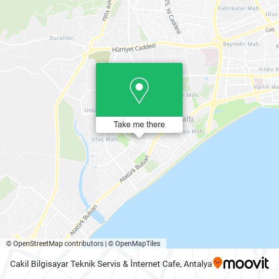 Cakil Bilgisayar Teknik Servis & İnternet Cafe map