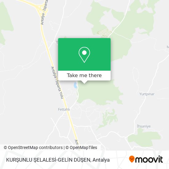 KURŞUNLU ŞELALESİ-GELİN DÜŞEN map