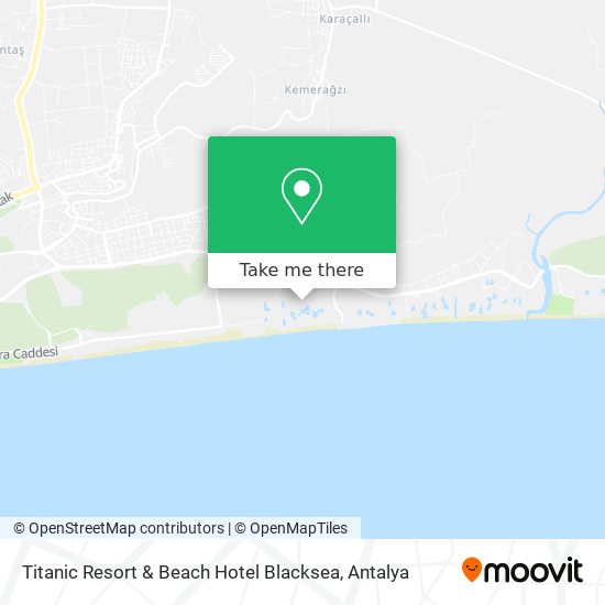 Titanic Resort & Beach Hotel Blacksea map