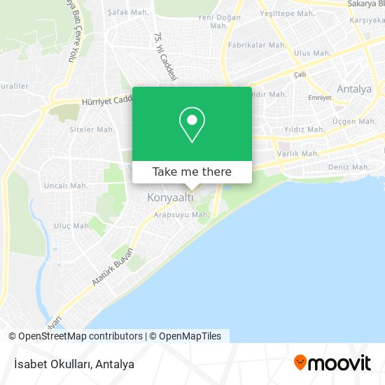 İsabet Okulları map