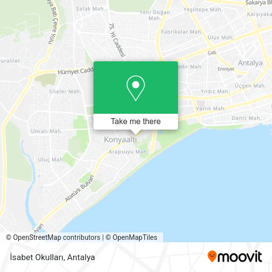 İsabet Okulları map