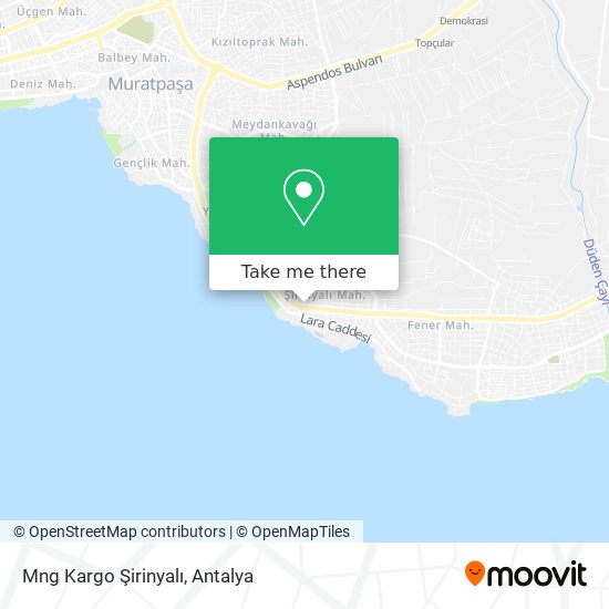 Mng Kargo Şirinyalı map
