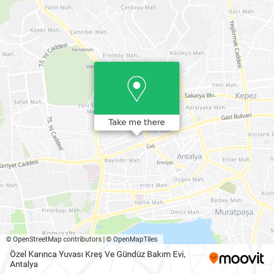 Özel Karınca Yuvası Kreş Ve Gündüz Bakım Evi map