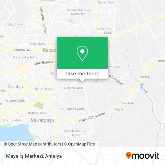 Maya İş Merkezi map