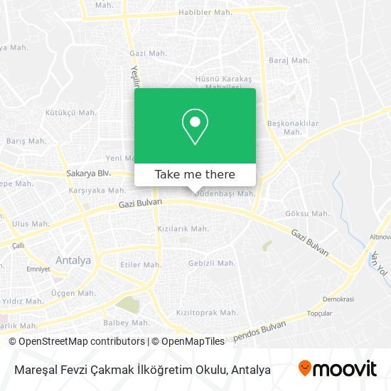 Mareşal Fevzi Çakmak İlköğretim Okulu map