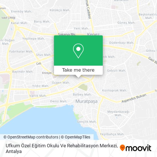 Ufkum Özel Eğitim Okulu Ve Rehabilitasyon Merkezi map