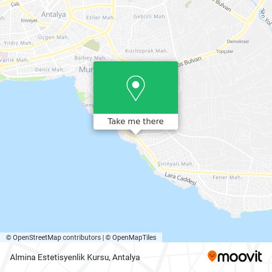 Almina Estetisyenlik Kursu map