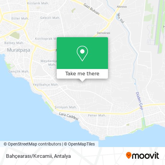 Bahçearası/Kırcamii map
