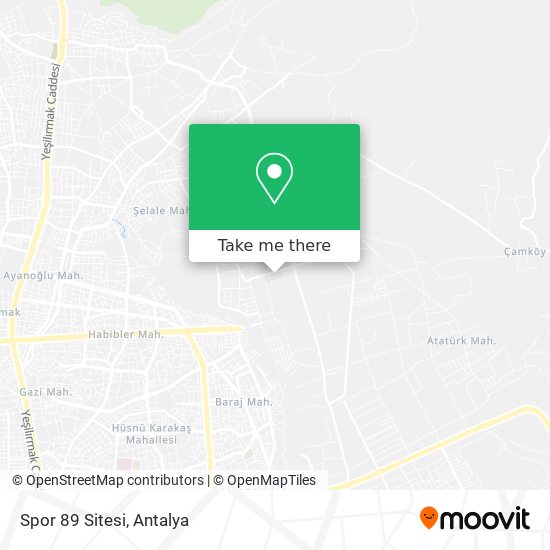 Spor 89 Sitesi map