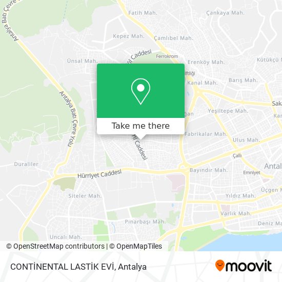 CONTİNENTAL LASTİK EVİ map