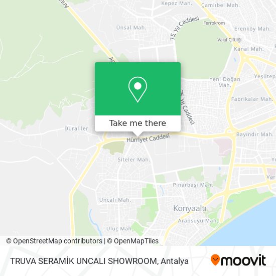 TRUVA SERAMİK UNCALI SHOWROOM map