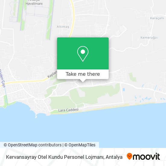 Kervansayray Otel Kundu Personel Lojmanı map